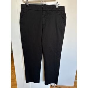 Vince Women's Black Coin Pocket Chino Trouser Casual Pants, Size 12, Like New